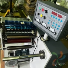 Станок продольно-резательный  узкорулонный для резки и перемотки бумаги (бобинорезка) FPL-350L